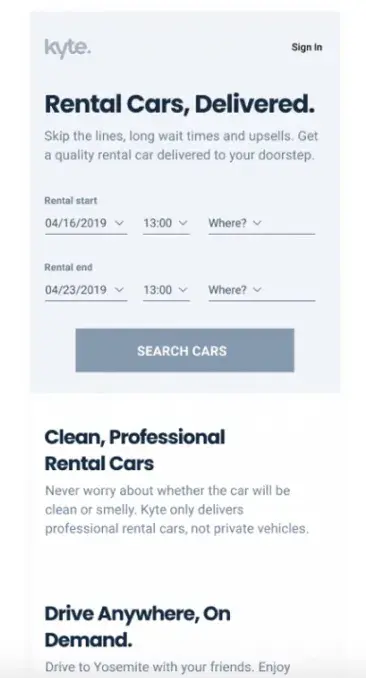 hi-fi wireframes