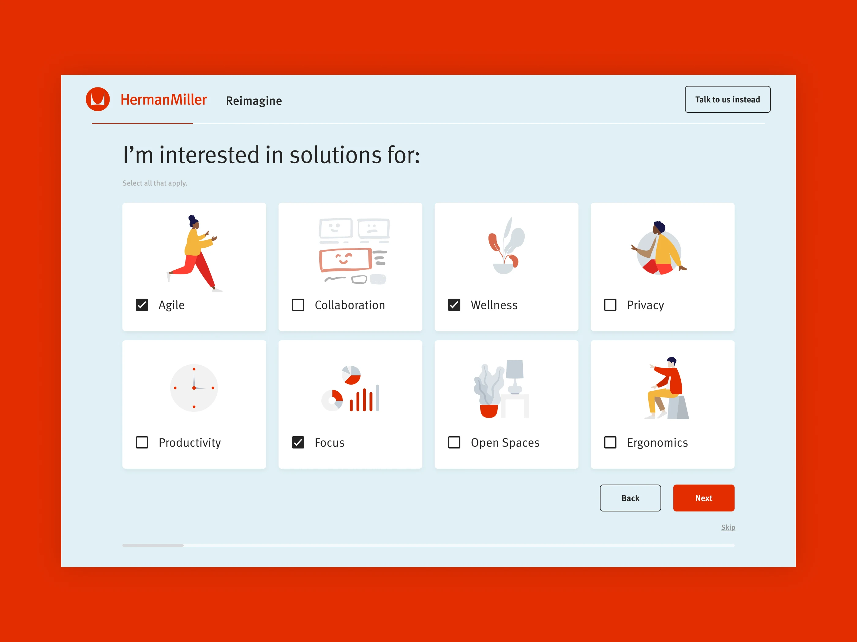 Herman Miller workspace tool