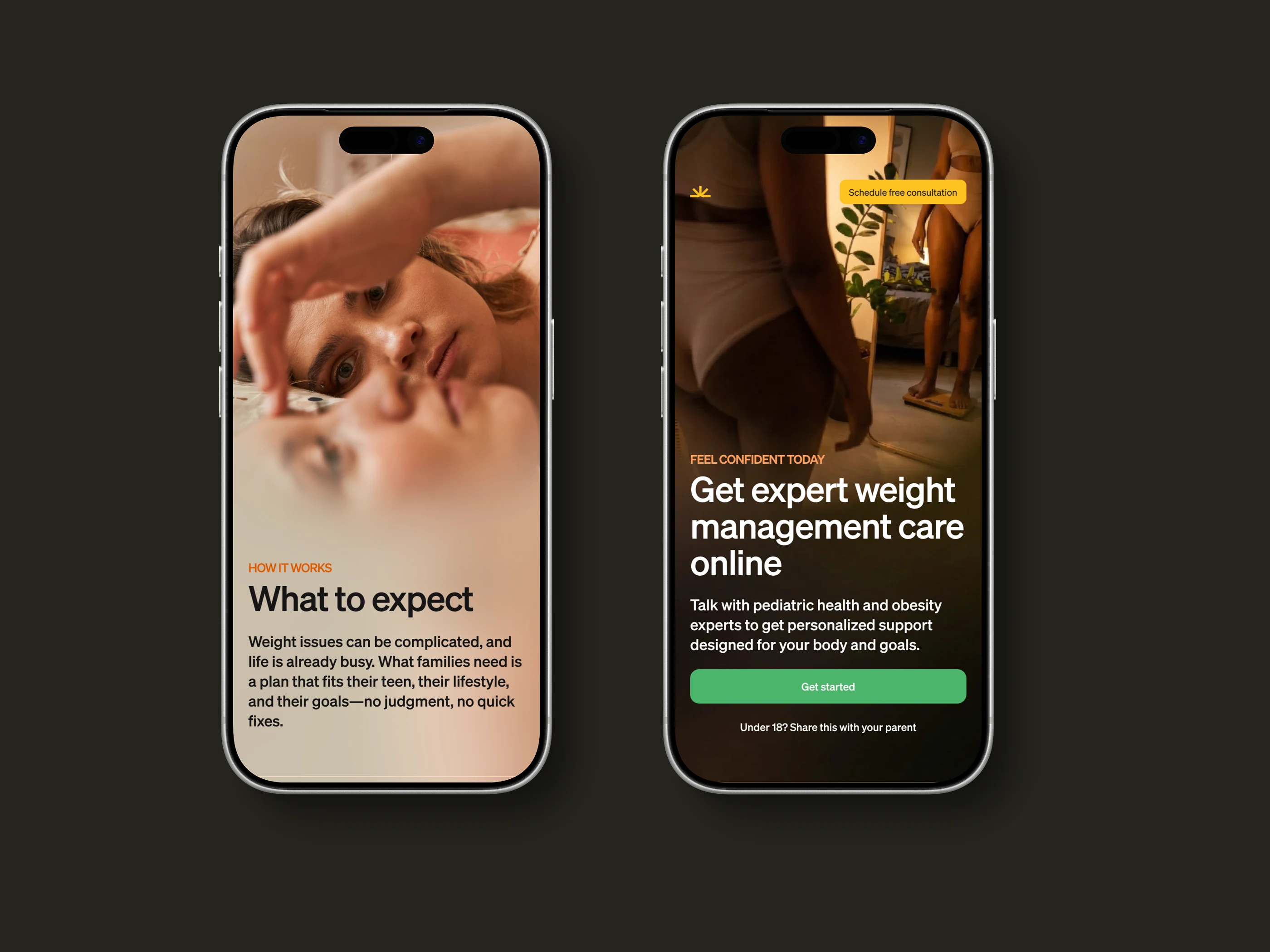 Summer Health app screens